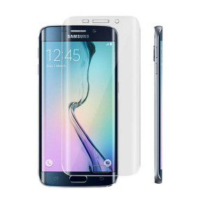 Скрийн протектор извит ТПУ / мек  / удароустойчив Full Screen покриващ целият дисплей за Samsung Galaxy S7 EDGE G935 кристално прозрачен